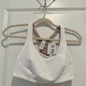 Lululemon Wunder Train Bra, White Size 6